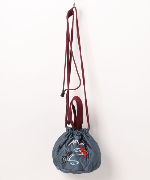 HOUSTON(ヒューストン)の「HOUSTON / SATIN EFFECT BAG(CAT) / 6007W(ショルダーバッグ・レディース・ピンク/ミント/ネイビー・ONESIZE)」の4枚目の写真