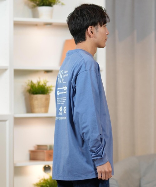 columbia/コロンビア ロンT/長袖Tシャツ バックプリント 吸湿速