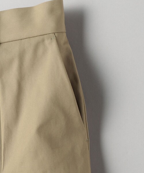BEAUTY&YOUTH UNITED ARROWS（ビューティーアンドユースユナイテッドアローズ）の「コットンギャバ タックパンツ（チノパンツ・レディース・ネイビー/ベージュ・M/S/XS）」の15枚目の写真