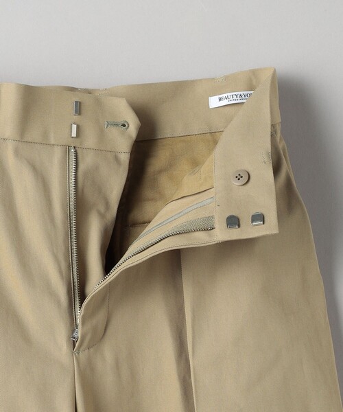 BEAUTY&YOUTH UNITED ARROWS（ビューティーアンドユースユナイテッドアローズ）の「コットンギャバ タックパンツ（チノパンツ・レディース・ネイビー/ベージュ・M/S/XS）」の17枚目の写真