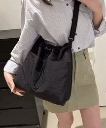 Port | 【 Port / ポート 】 フロント2ポケット ドロスト ワイド ショルダー バッグ(ショルダーバッグ)