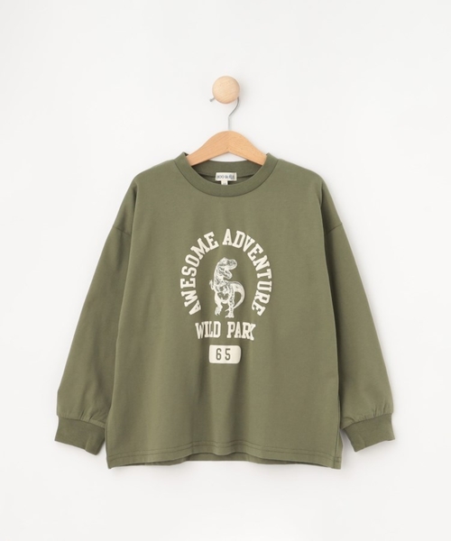 SHOO・LA・RUE（シューラルー）の「【100-150cm/洗える/兄弟リンク可】BOYSプリントアソートロンT（Tシャツ/カットソー・キッズ・ブラック/オリーブ/ブルー系その他・10/11/12/13/14/15 ）」の15枚目の写真