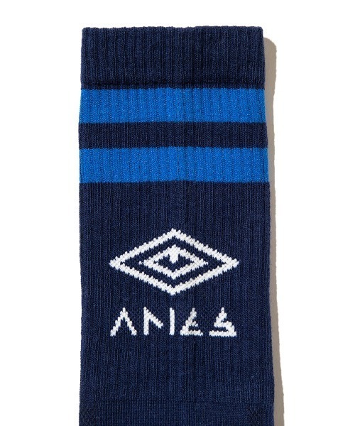 UMBRO（アンブロ）の「UMBRO Eye Sock（アンブロ アイ ソックス）（ソックス/靴下・メンズ・ブルー・23-25cm/25-27CM）」の4枚目の写真