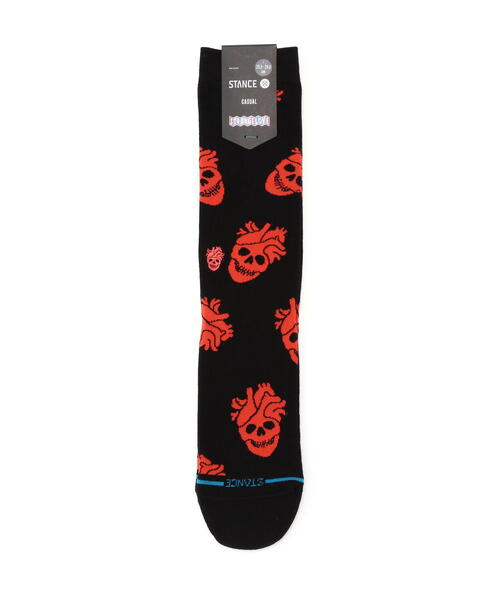 STANCE(スタンス)の「STANCE /スタンス /FALLIN IN SKULL CREW(ソックス/靴下・メンズ・ブラック・L)」の9枚目の写真