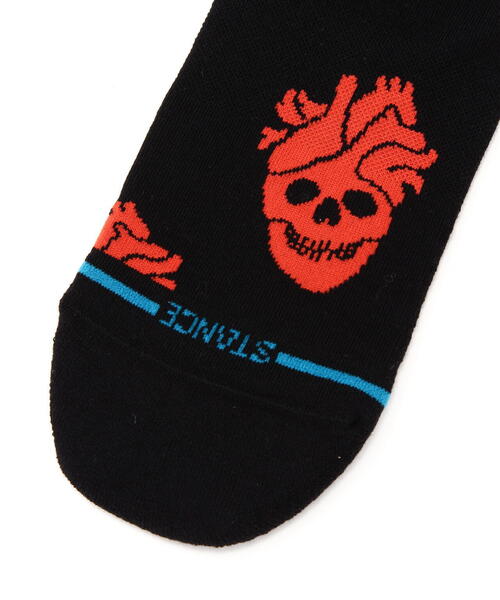 STANCE(スタンス)の「STANCE /スタンス /FALLIN IN SKULL CREW(ソックス/靴下・メンズ・ブラック・L)」の5枚目の写真
