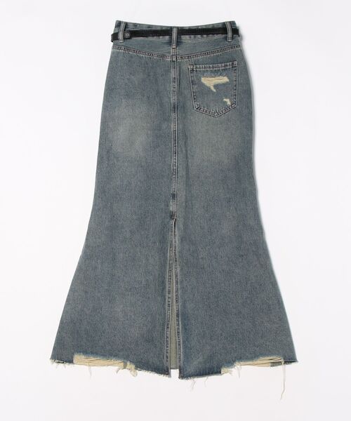 BANICO(バニコ)の「【Banico】ダメージデニムスカート(デニムスカート・レディース・ブルー・X-LARGE/SMALL/MEDIUM/LARGE)」の8枚目の写真