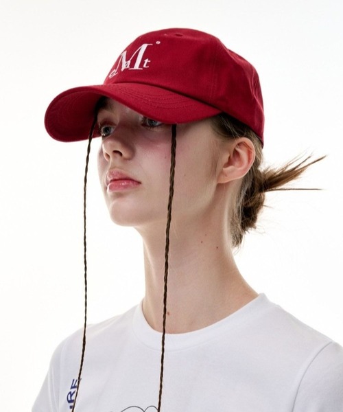 MUCENT（ムセント）の「【UNISEX】MUCENT／シグネチャーCAP（キャップ・レディース・ライトブルー/ブラック/カーキ/クリーム/ベビーピンク/グレー/ライトブラウン/アクア/その他1/その他2/グリーン/ボルドー/ピンク・FREE）」の11枚目の写真