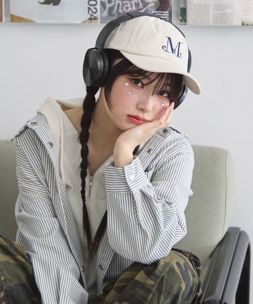MUCENT（ムセント）の「【UNISEX】MUCENT／シグネチャーCAP（キャップ・レディース・ライトブルー/ブラック/カーキ/クリーム/ベビーピンク/グレー/ライトブラウン/アクア/その他1/その他2/グリーン/ボルドー/ピンク・FREE）」の15枚目の写真
