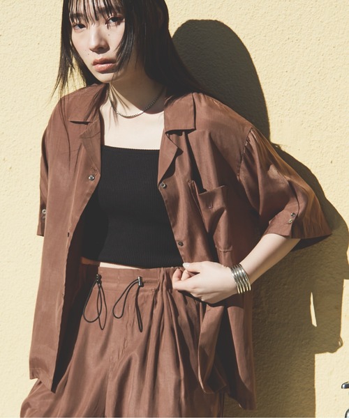 【卒入学式】MOUN TEN. ベージュシャツ　ブラックパンツ　セット売り140 06363.jpg