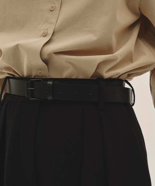TODAYFUL（トゥデイフル）の「Cow Leather Belt（ベルト・レディース・ブラック・FREE）」の5枚目の写真