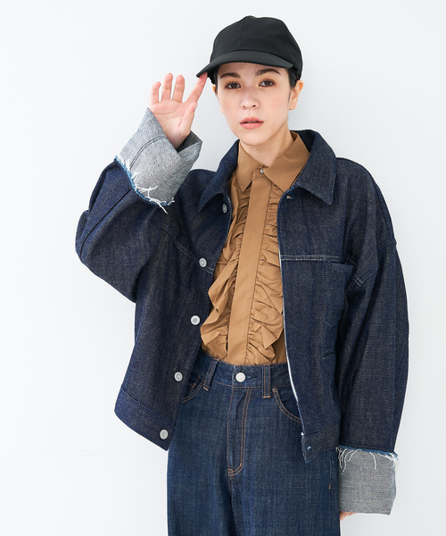 collex(コレックス)の「【collex限定】【KURO/クロ】デニムジャケット(デニムジャケット・レディース・インディゴブルー・フリー)」の8枚目の写真