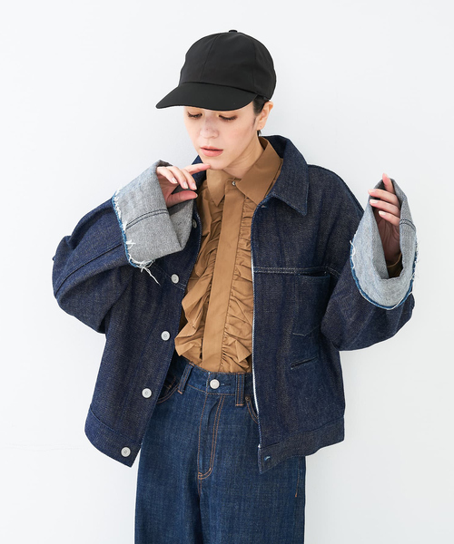 collex(コレックス)の「【collex限定】【KURO/クロ】デニムジャケット(デニムジャケット・レディース・インディゴブルー・フリー)」の9枚目の写真