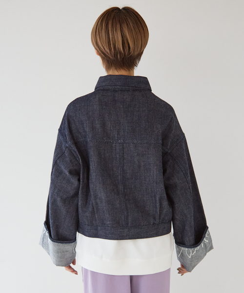 collex(コレックス)の「【collex限定】【KURO/クロ】デニムジャケット(デニムジャケット・レディース・インディゴブルー・フリー)」の16枚目の写真