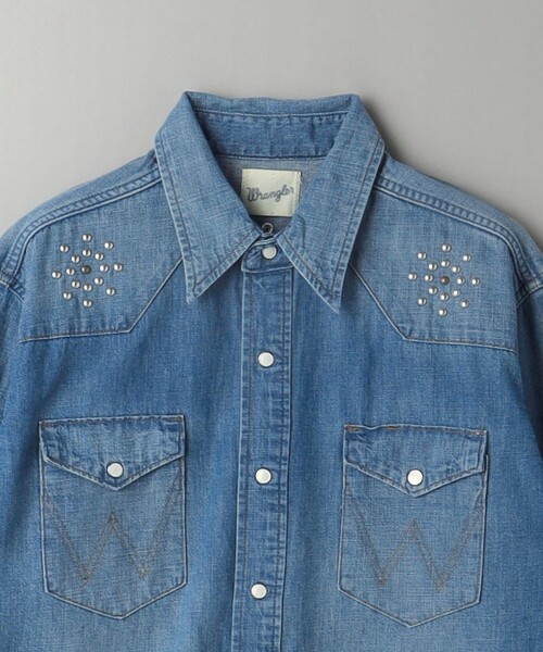RRL ウエスタンデニムシャツ スタッズ M 三越伊勢丹 | DOUBLE RL RALPH LAUREN/ダブル アール エル