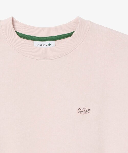 LACOSTE(ラコステ)の「クロップドクルーネックスウェット(スウェット・レディース・ライトピンク/ホワイト・36/34/40/38)」の19枚目の写真