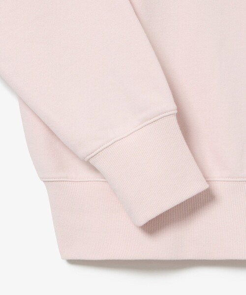 LACOSTE(ラコステ)の「クロップドクルーネックスウェット(スウェット・レディース・ライトピンク/ホワイト・36/34/40/38)」の21枚目の写真