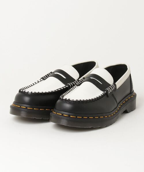 Dr. Martens(ドクターマーチン)の「Dr. Martens/ドクターマーチン PENTON ローファー 41185001(ローファー・レディース・ブラック×ホワイト・UK5/UK10/UK7/UK8/UK9/UK6/UK4/UK3/UK11)」の4枚目の写真