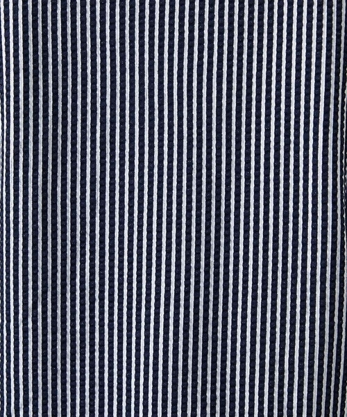 MK MICHEL KLEIN HOMME (エムケーミッシェルクランオム)の「【ストレッチ/イージーケア】サッカー織りシャツ(シャツ/ブラウス・メンズ・ネイビー/ダークインディゴブルー・46/48/51)」の17枚目の写真