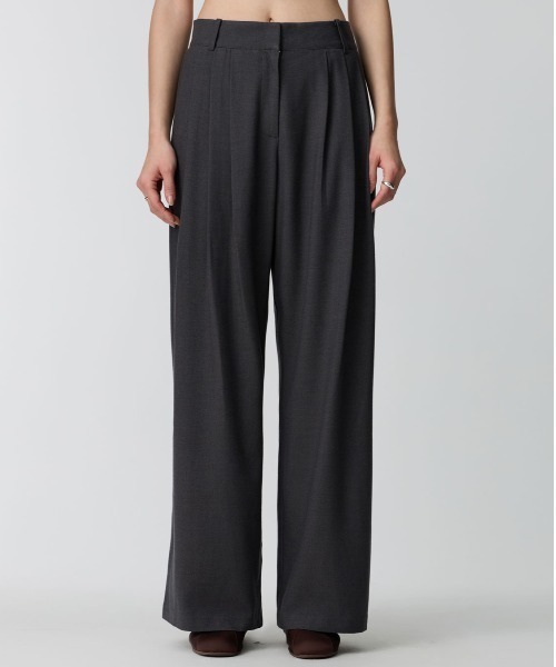 パンツ STUDIO DOE Three-pleat low-rise lightweight velvet trousers Studio Doe Three-pleat low-rise lightweight velvet(その他