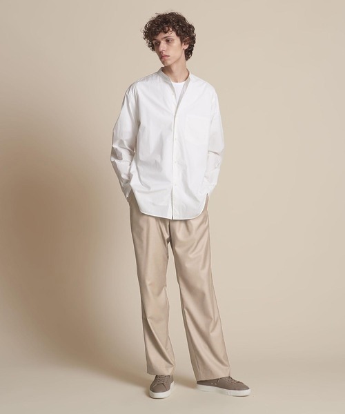 UNITED ARROWS（ユナイテッドアローズ）の「【マルチサイズ】TR ドレープ ストレート イージースラックス（スラックス・メンズ・ネイビー/ブラウン/ダークグレー/オリーブ/グレー/ナチュラル/ベージュ/ブラック・マルチサイズ）」の6枚目の写真