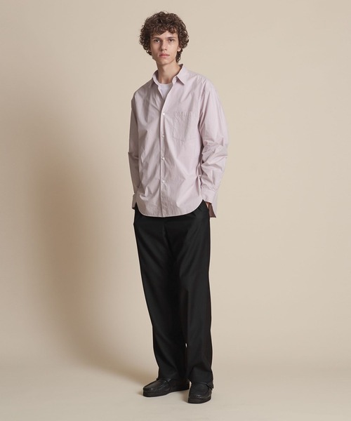 UNITED ARROWS（ユナイテッドアローズ）の「【マルチサイズ】TR ドレープ ストレート イージースラックス（スラックス・メンズ・ネイビー/ブラウン/ダークグレー/オリーブ/グレー/ナチュラル/ベージュ/ブラック・マルチサイズ）」の2枚目の写真