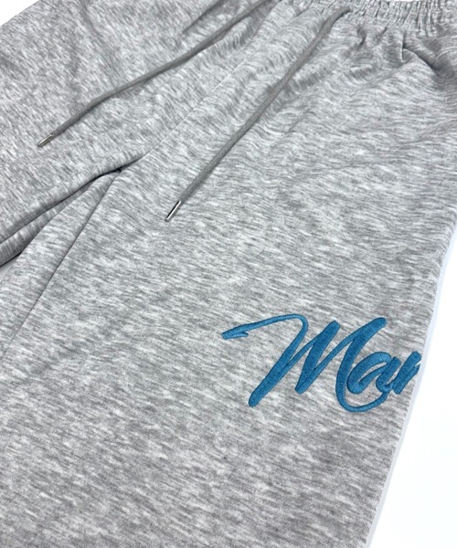 SHEENA(シーナ)の「刺しゅうロゴスウェットワイドパンツ(スウェットパンツ・レディース・グレー/ブラック/アイボリー・M)」の6枚目の写真