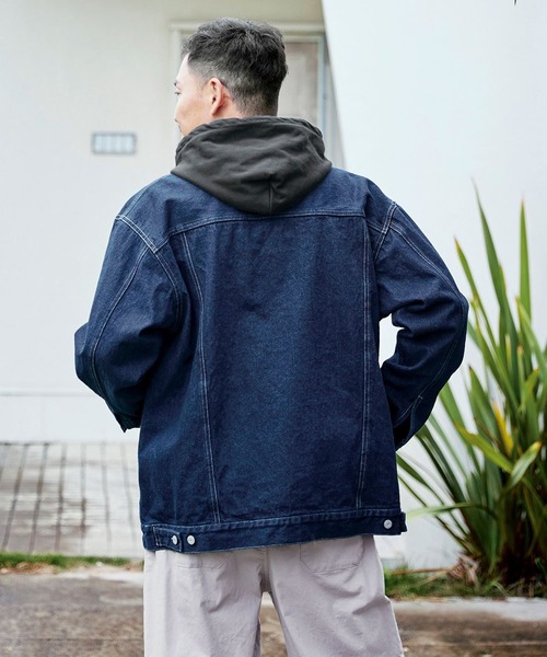 サニークラウズ ちょっと長めのジージャン〈メンズ〉（デニム