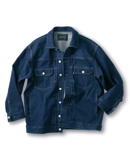 サニークラウズ ちょっと長めのジージャン〈メンズ〉（デニム