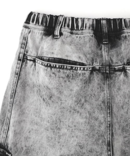 DANKE SCHON（ダンケシェーン）の「DankeSchon/ダンケシェーン/CHEMIBLEACH DENIM CARGO SHORTS（デニムパンツ・メンズ・グレー/ブラック・L/M）」の21枚目の写真