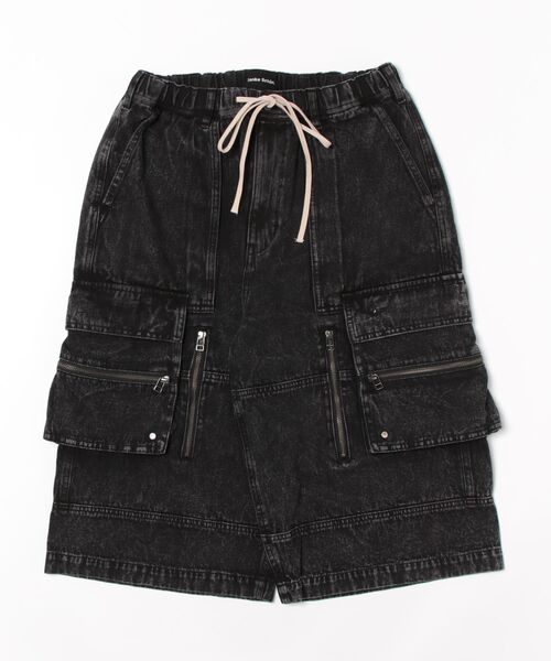 DankeSchon/ダンケシェーン/CHEMIBLEACH DENIM CARGO SHORTS