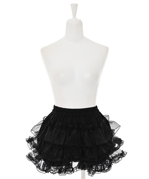 Narcissus（ナルシス）の「チュールフリルミニスカート（スカート・レディース・ホワイト/ブラック・FREE）」の19枚目の写真