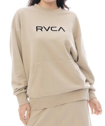 RVCA レディース RVCA SPORT CREW トレーナー 【2025年春夏モデル】/ルーカロゴオーバーシルエットスウェットトレーナー