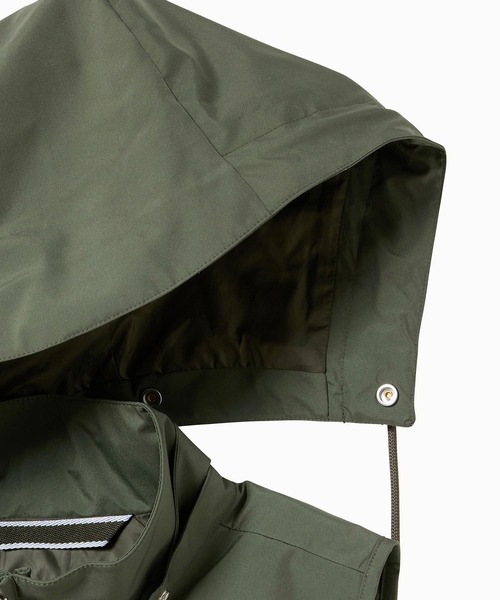 AIGLE / エーグル 防風 透湿 撥水 防水 WINDSTOPPER ウインドストッパー スリーブレスジャケット ミリタリーベスト フード脱着可 セール】防風 透湿 撥水 防水 WINDSTOPPER ウインドストッパー