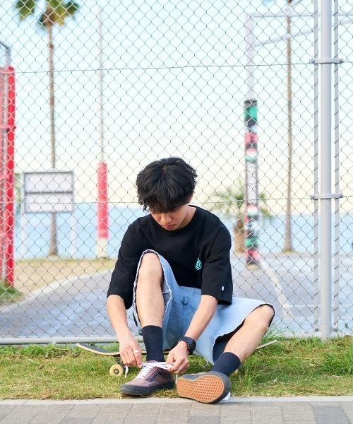 ELEMENT(エレメント)の「ELEMENT メンズ SHOD SHORTS HAMMER W W9 ショートパンツ 【2025年春夏モデル】/エレメントビッグシルエットウエストゴムショートパンツ(その他パンツ・メンズ・ライトブルー/ブラック系その他/ブルー系その他・MEDIUM/LARGE/X-LARGE)」の19枚目の写真