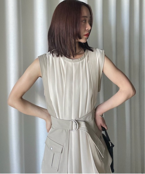 MEDI CORSET SET FULL PLEATS DRESS（ワンピース）｜Ameri