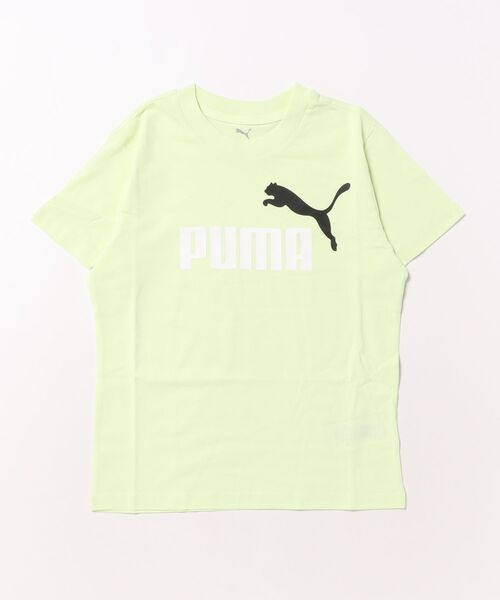 PUMA（プーマ）の「《PUMA》ESS 2 COLOR NO.1 ﾛｺﾞ Tｼｬﾂ B（Tシャツ/カットソー・キッズ・イエロー/レッド/ダークグリーン/ブラック/イエロー系その他/グレー/グリーン系その他2/グリーン系その他/ネイビー・130/140/150/160）」の4枚目の写真