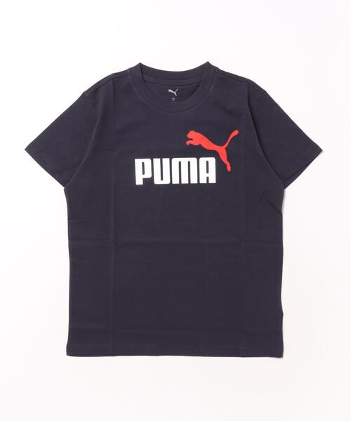 PUMA（プーマ）の「《PUMA》ESS 2 COLOR NO.1 ﾛｺﾞ Tｼｬﾂ B（Tシャツ/カットソー・キッズ・イエロー/レッド/ダークグリーン/ブラック/イエロー系その他/グレー/グリーン系その他2/グリーン系その他/ネイビー・130/140/150/160）」の6枚目の写真