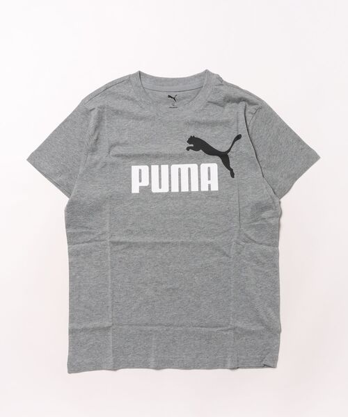 PUMA（プーマ）の「《PUMA》ESS 2 COLOR NO.1 ﾛｺﾞ Tｼｬﾂ B（Tシャツ/カットソー・キッズ・イエロー/レッド/ダークグリーン/ブラック/イエロー系その他/グレー/グリーン系その他2/グリーン系その他/ネイビー・130/140/150/160）」の2枚目の写真