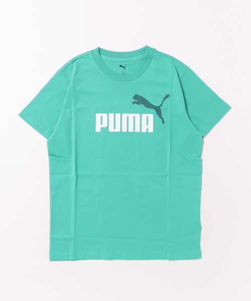 PUMA（プーマ）の「《PUMA》ESS 2 COLOR NO.1 ﾛｺﾞ Tｼｬﾂ B（Tシャツ/カットソー・キッズ・イエロー/レッド/ダークグリーン/ブラック/イエロー系その他/グレー/グリーン系その他2/グリーン系その他/ネイビー・130/140/150/160）」の5枚目の写真