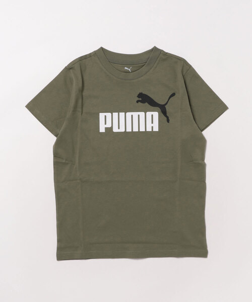 PUMA（プーマ）の「《PUMA》ESS 2 COLOR NO.1 ﾛｺﾞ Tｼｬﾂ B（Tシャツ/カットソー・キッズ・イエロー/レッド/ダークグリーン/ブラック/イエロー系その他/グレー/グリーン系その他2/グリーン系その他/ネイビー・130/140/150/160）」の3枚目の写真
