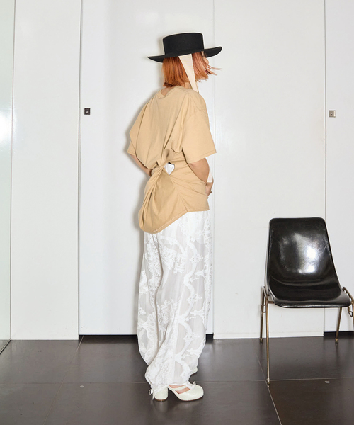 CITYSHOP(シティーショップ)の「sophia fish 別注 REGRETS TEE:Tシャツ(Tシャツ/カットソー・レディース・チャコールグレー/ベージュ・LARGE)」の16枚目の写真