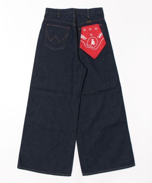 USA wrangler 濃紺 極太 インディゴ バギーデニム ワイドレグ セール】WRANGLER/ラングラー【US ORIGINAL】ワイドデニム