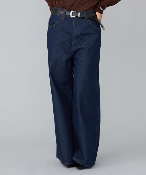 Wrangler(ラングラー)の「WRANGLER/ラングラー【US ORIGINAL】ワイドデニム ジーンズ インディゴブルー(デニムパンツ・レディース・インディゴブルー・MEDIUM/SMALL/X-SMALL)」の15枚目の写真