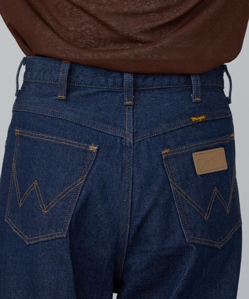 Wrangler デニムパンツ 32 インディゴブルー ヴィンテージ加工 L相当 Wrangler デニムパンツ 32 インディゴブルー ヴィンテージ加工 L