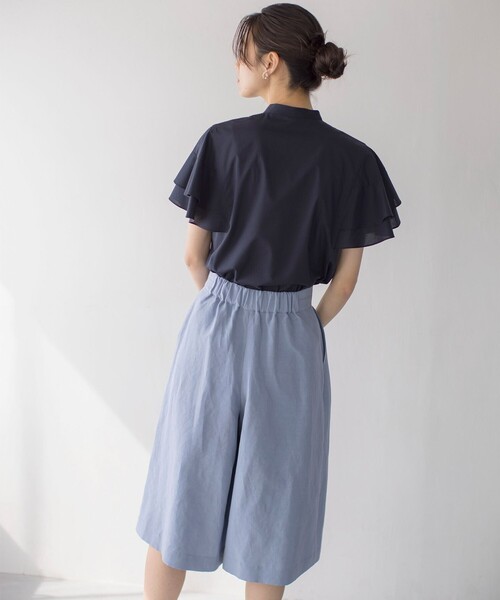 組曲（クミキョク）の「ラップパンツ（その他パンツ・レディース・ダルブルー系/ベージュ系・S2）」の3枚目の写真