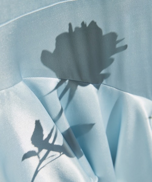 PAIN（ペイン）の「サテンロングキャミドレス(ロングスカートセット)（ドレス・レディース・ピンク/ブルー/ブラック・FREE）」の15枚目の写真