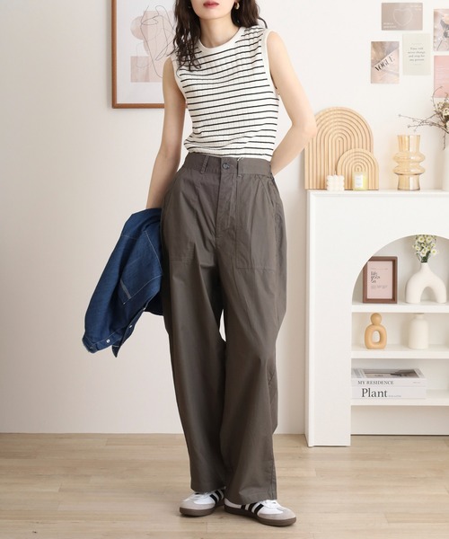 パンツ pipipi PING APPAREL】全方向ストレッチドビーテーパードパンツ