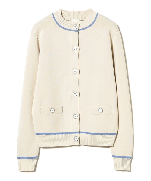 EFFE BEAMS（エッフェビームス）の「カラーライン カーディガン（カーディガン/ボレロ・レディース・ネイビー/ナチュラル・ONE SIZE）」の3枚目の写真