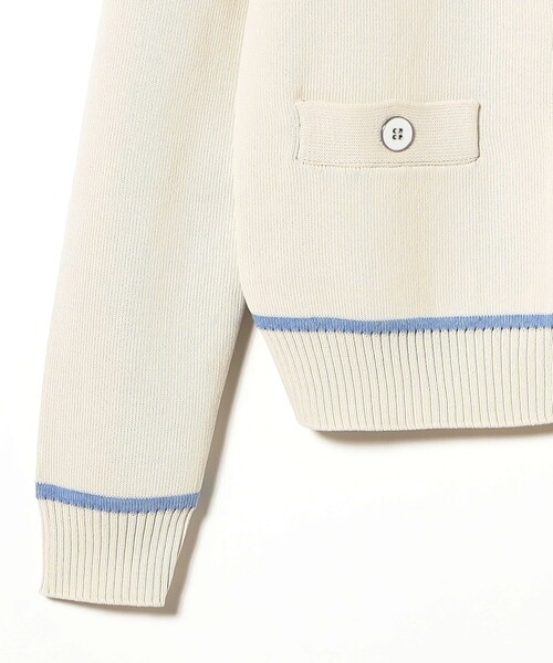 EFFE BEAMS（エッフェビームス）の「カラーライン カーディガン（カーディガン/ボレロ・レディース・ネイビー/ナチュラル・ONE SIZE）」の6枚目の写真