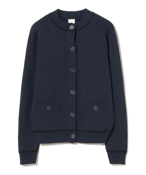 EFFE BEAMS（エッフェビームス）の「カラーライン カーディガン（カーディガン/ボレロ・レディース・ネイビー/ナチュラル・ONE SIZE）」の8枚目の写真